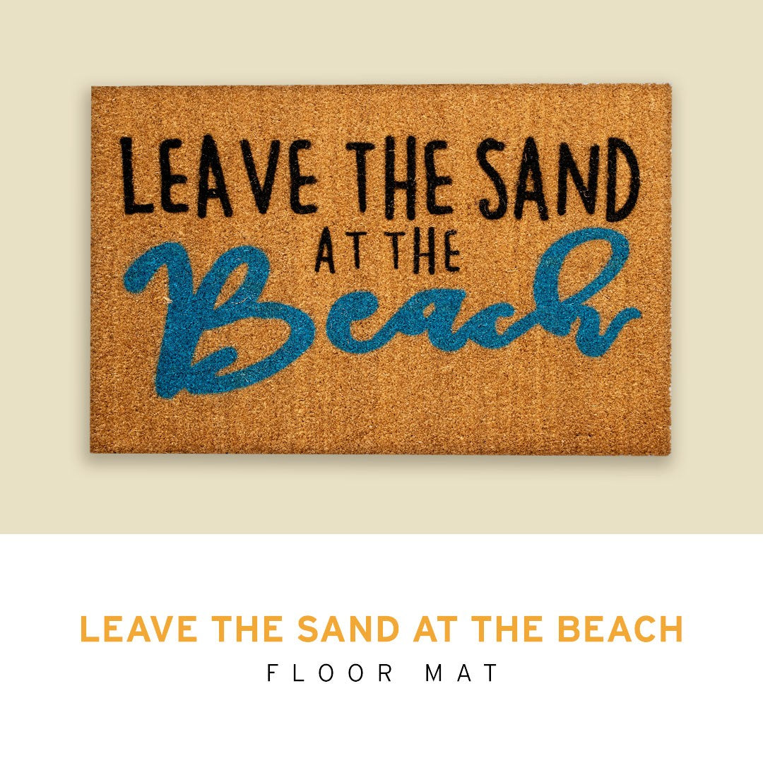 Leave the Sand at the Beach