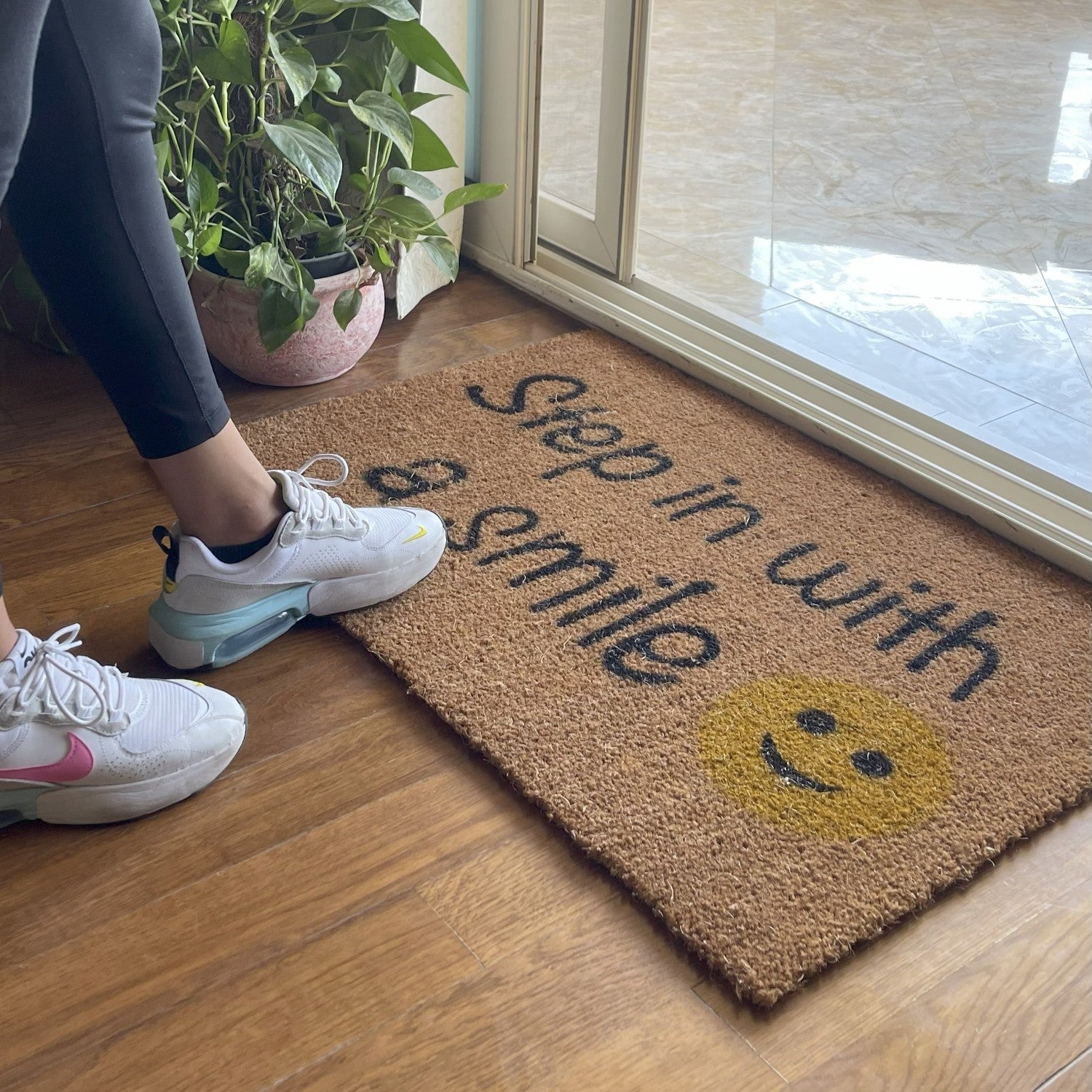 Step in with a Smile