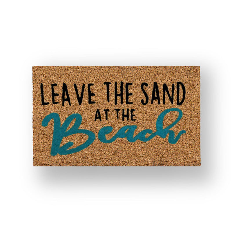 Leave the Sand at the Beach - TheMatHomes