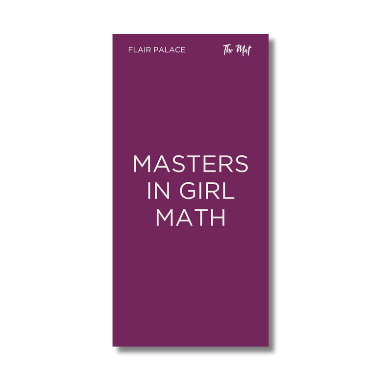 Masters In Girl Math - TheMatHomes