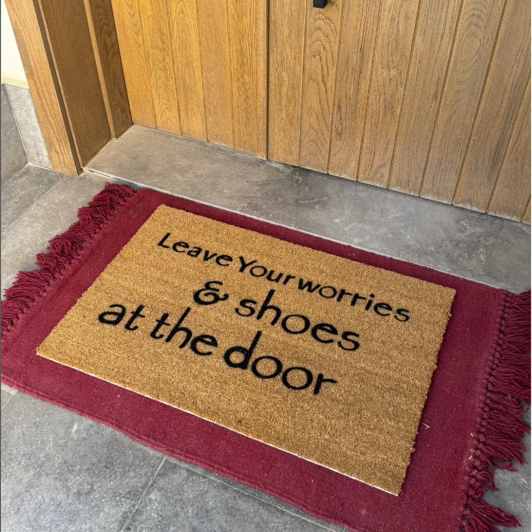 Leave Your Worries and Shoes at the Door